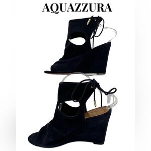 AQUAZZURA ~Sexy Thing Wedge Covered 85